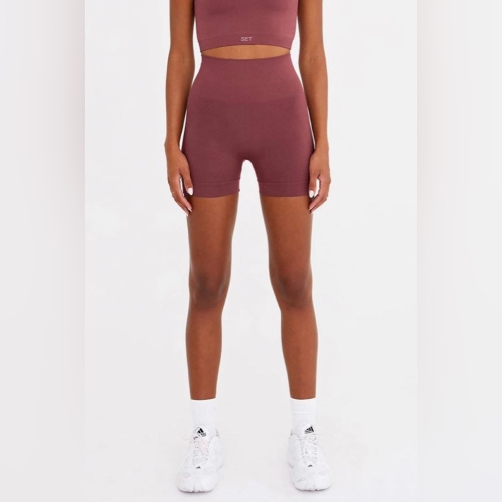 SETactive Sculpflex bike shorts size Small in the color canyon!❤️